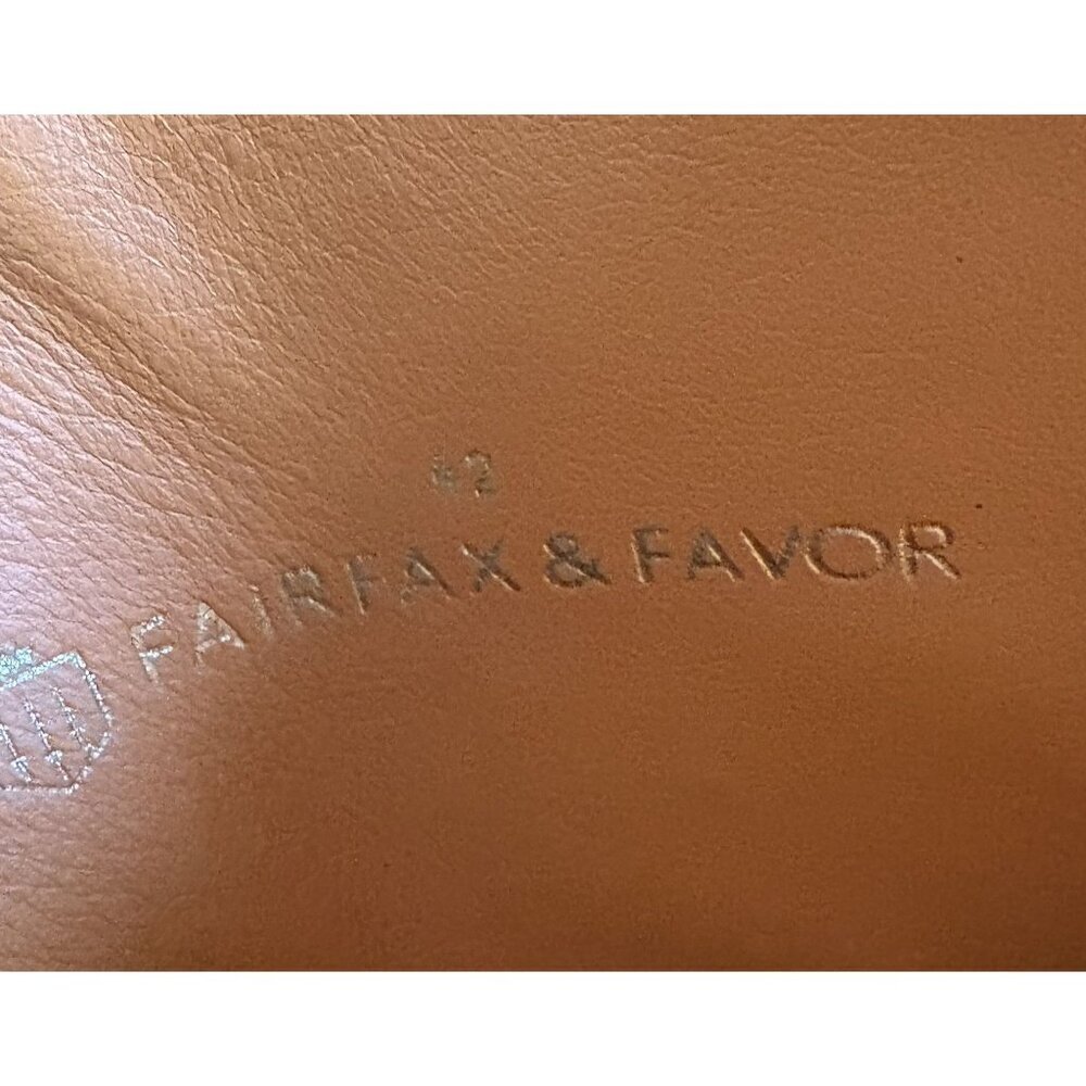 Fairfax & Favor Amira Flat Boot Tan Suede Leather 42 10 - Picture 5 of 11
